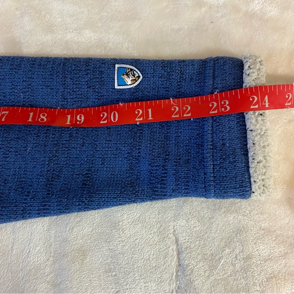 KUHL ALSKA 1/4 ZIP WOMENS Fleece Pullover Blue Jacket - Picture 9 of 9